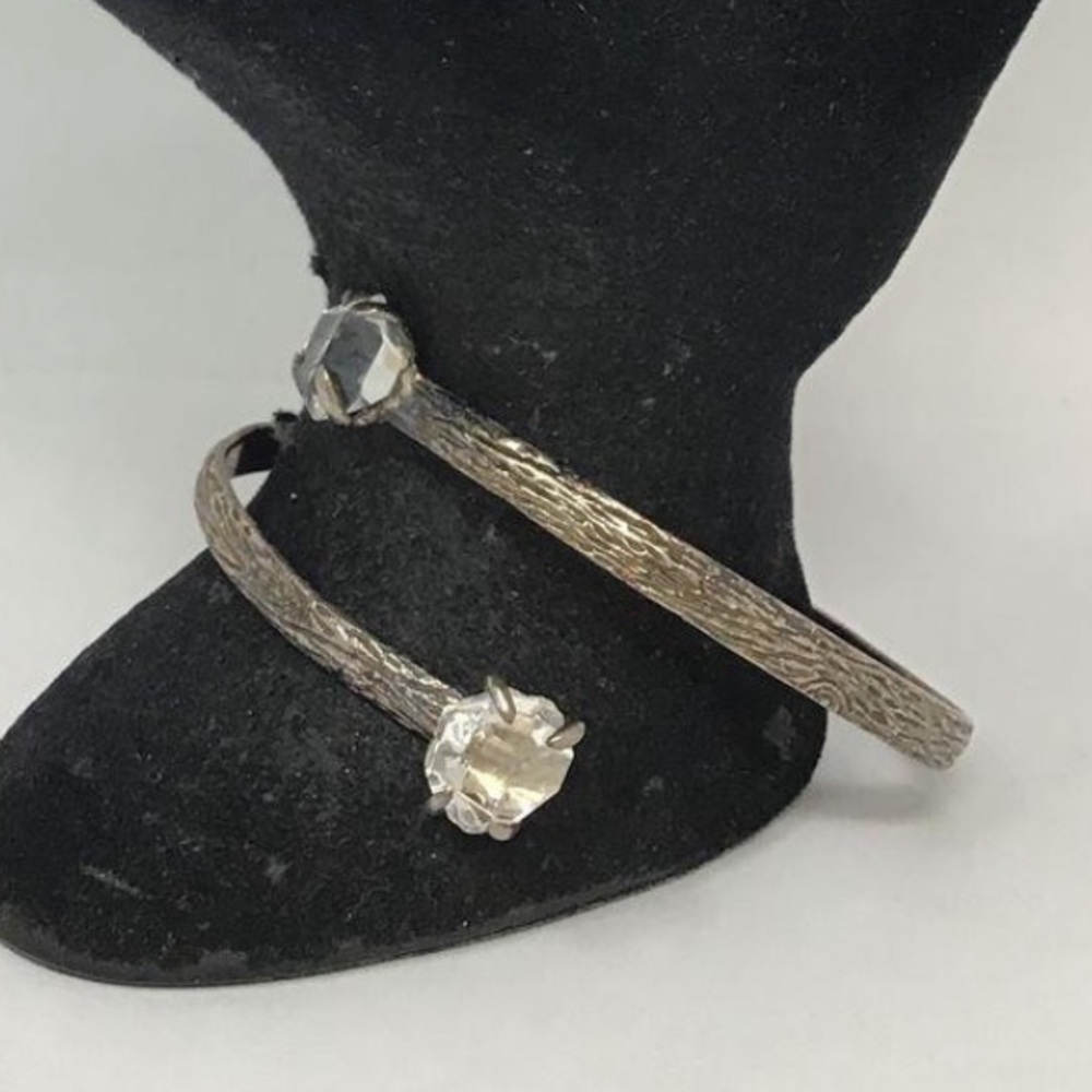 Elegant 925 Sterling Silver Women's Bracelet with Clear Stones